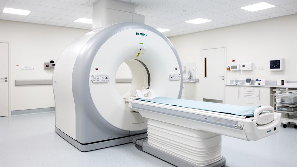 MRI machine in a modern hospital radiology department