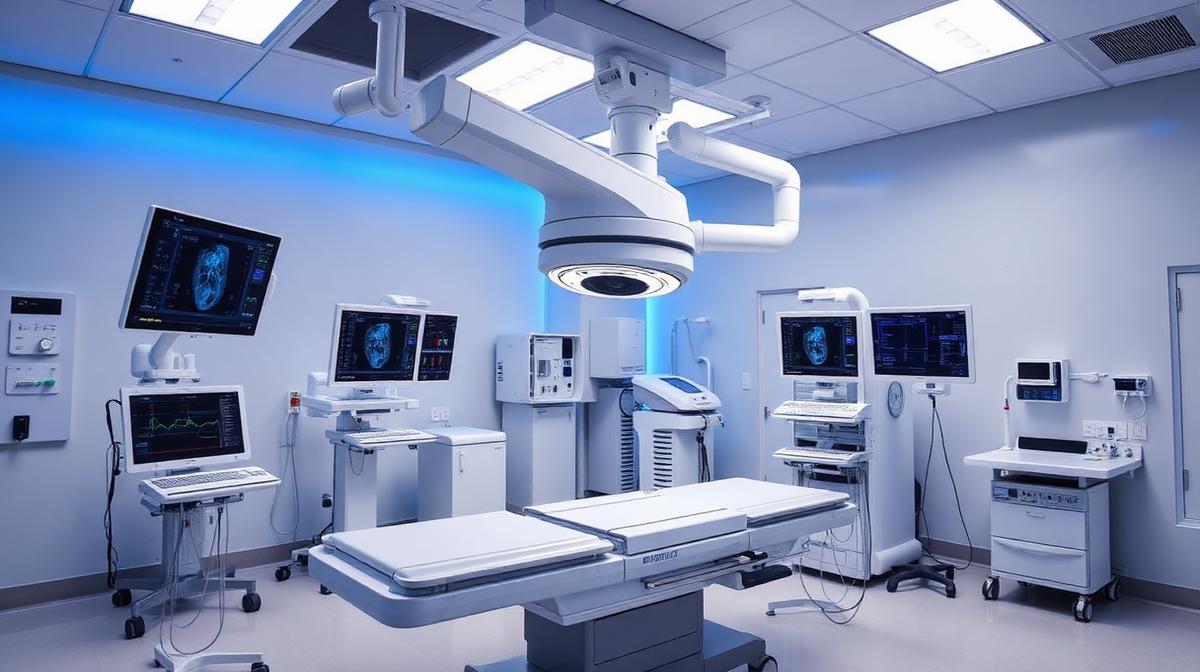 Refurbished medical equipment including MRI machine, CT scan machine and cath lab in a quality-controlled facility